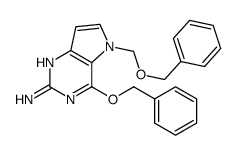 5H-Pyrrolo3,2-dpyrimidin-2-amine, 4-(phenylmethoxy)-5-(phenylmethoxy)methyl- picture