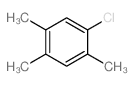 Benzene,1-chloro-2,4,5-trimethyl- Structure