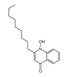 壬基-4-羟基喹啉-N-氧化物结构式