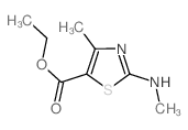 Ethyl 4-Methyl-2-(Methylamino)thiazole-5-carboxylate Structure