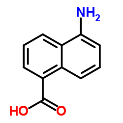 5-氨基萘-1-甲酸结构式