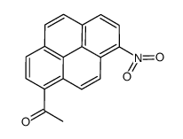 1-(8-nitropyren-1-yl)ethanone Structure