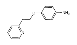 4-(2-吡啶-2-基乙氧基)苯胺双盐酸盐结构式