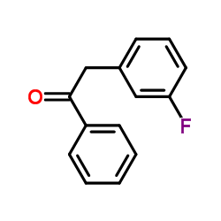 2-(3-Fluorophenyl)-1-phenylethanone structure