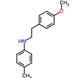 [2-(4-METHOXY-PHENYL)-ETHYL]-P-TOLYL-AMINE Structure