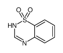 2H-1,2,4-Benzothiadiazine 1,1-dioxide Structure