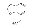 2,3-二氢-1-苯并呋喃-7-甲胺结构式