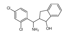 2-[amino-(2,4-dichlorophenyl)methyl]-2,3-dihydro-1H-inden-1-ol结构式