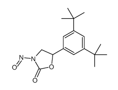 5-(3,5-ditert-butylphenyl)-3-nitroso-1,3-oxazolidin-2-one结构式