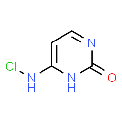 2(1H)-Pyrimidinone, 4-(chloroamino)- (9CI) Structure