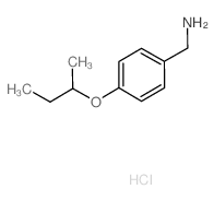 4-(SEC-BUTOXY)PHENYL]METHANAMINE HYDROCHLORIDE Structure