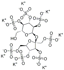 Sucrose Heptasulfate, Potassium Salt, Technical Grade structure