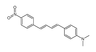 N,N-dimethyl-4-[4-(4-nitrophenyl)buta-1,3-dienyl]aniline结构式