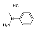 1-Methyl-1-phenylhydrazine hydrochloride Structure
