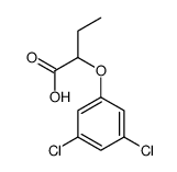 2-(3,5-dichlorophenoxy)butanoic acid结构式