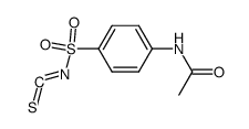 4-Acetamino-benzolsulfonylisothiocyanat Structure