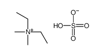 diethyl(dimethyl)azanium,hydrogen sulfate Structure