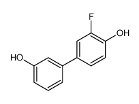 2-fluoro-4-(3-hydroxyphenyl)phenol结构式
