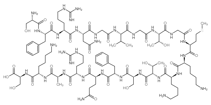 Neuropeptide S (human) trifluoroacetate salt structure