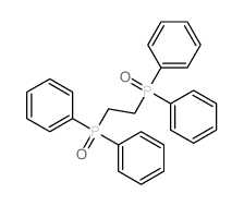 Phosphine oxide, 1,1'-(1,2-ethanediyl)bis[diphenyl-结构式
