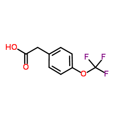 4-(Trifluoromethoxy)phenylacetic acid Structure