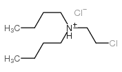 dibutyl(2-chloroethyl)ammonium chloride Structure