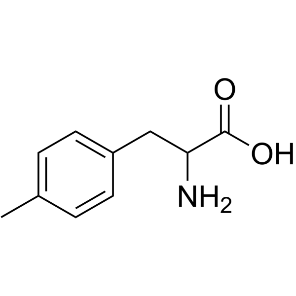 DL-4-甲基苯丙氨酸结构式