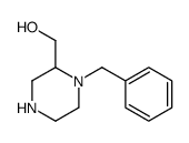 (1-苄基哌嗪-2-基)甲醇结构式