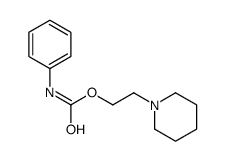 2-piperidinoethyl phenylcarbamate Structure