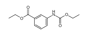 3-ethoxycarbonylamino-benzoic acid ethyl ester结构式