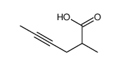 2-methylhex-4-ynoic acid结构式