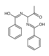 N-(1-benzamido-2-oxopropyl)benzamide Structure