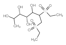 1,6-Dideoxy-1,1-bis(ethylsulfonyl)-L-mannitol Structure