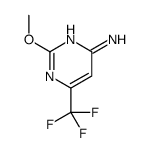 2-Methoxy-6-trifluoromethyl-4-pyrimidinamine结构式