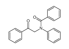 N-phenacyl-N-phenylbenzamide结构式