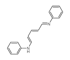 N-(5-phenyliminopenta-1,3-dienyl)aniline结构式