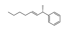 [(1S,2E)-1-methyl-2-heptenyl]benzene结构式