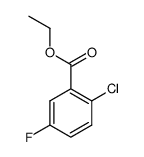 2-氯-5-氟苯甲酸乙酯结构式