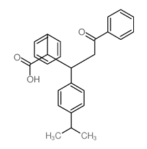 5-oxo-2,5-diphenyl-3-(4-propan-2-ylphenyl)pentanoic acid Structure