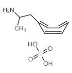 硫酸-DL-苯异丙胺结构式