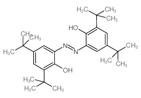 Phenol, 2,2'-azobis[4,6-bis(1,1-dimethylethyl)- (en) Structure