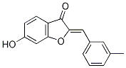 (2Z)-6-羟基-2-(3-甲苄基亚甲基)-1-苯并呋喃-3(2H)-酮结构式
