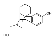 (+-)-1,17-Dimethylmorphinan-3-ol hydrochloride Structure