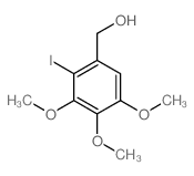 Benzenemethanol, 2-iodo-3,4,5-trimethoxy- Structure