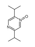 1-oxido-2,5-di(propan-2-yl)pyrazin-1-ium结构式