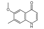 6-methoxy-7-methyl-1H-quinolin-4-one结构式