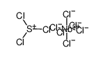 trichlorosulfonium hexachloroniobate(V)结构式
