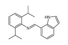 N-[2,6-di(propan-2-yl)phenyl]-1-(1H-indol-7-yl)methanimine结构式