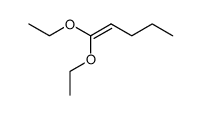 1,1-diethoxy-pent-1-ene结构式