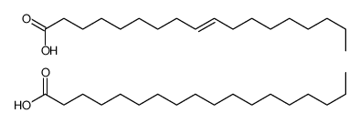 octadecanoic acid,(Z)-octadec-9-enoic acid Structure